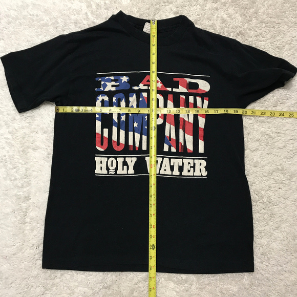 Vintage Bad Company 1990 Holy Water T-Shirt Sz L - Picture 8 of 8